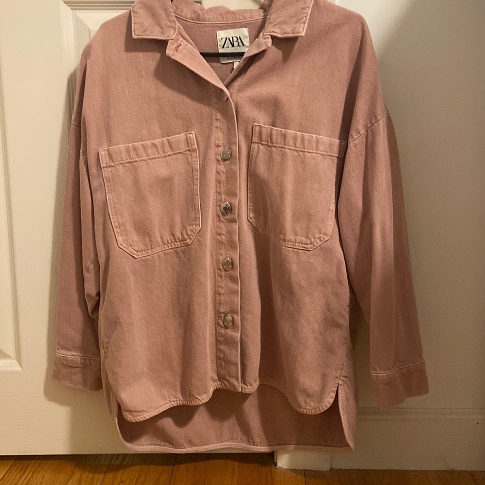 Zara Oversized Denim Shacket